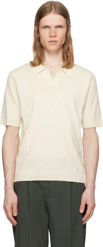 Norse Projects Off-white Leif Cotton Linen Polo