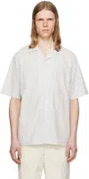 Norse Projects Striped Short-sleeve Shirt In Neutral