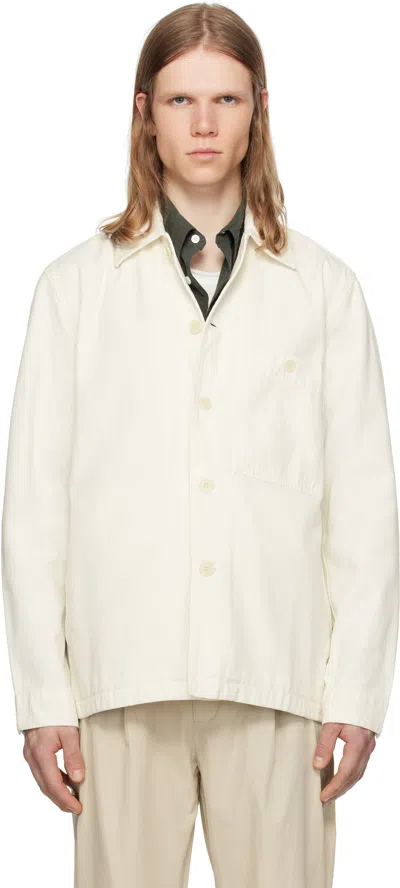 Norse Projects Off-white 'norse Standard' Twill Overshirt