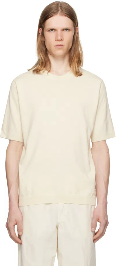 Norse Projects Off-white Rhys Cotton Linen T-shirt