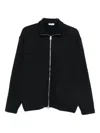 Norse Projects Organic Cotton Bomber Jacket In Blue