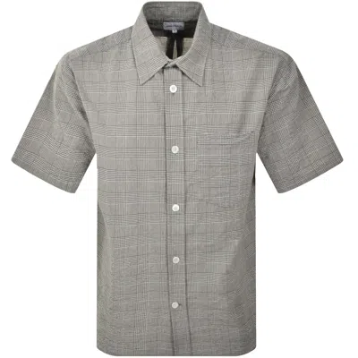 Norse Projects Oversized Check Shirt Moss Green