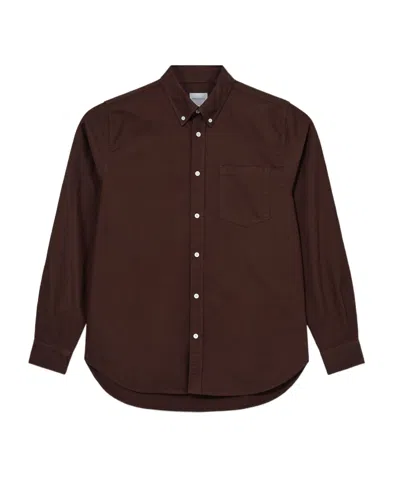 Norse Projects Pinstripe Shirt In Black