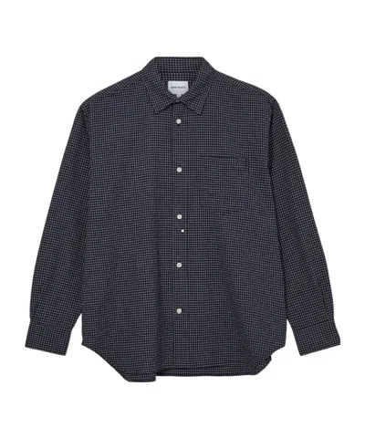 Norse Projects Plaid Shirt In Black