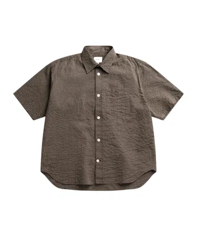 Norse Projects Plaid Shirt In Brown