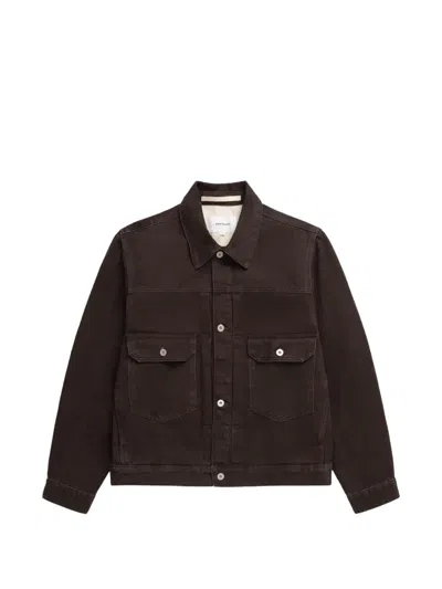 Norse Projects Pocket Cotton Jacket In Brown