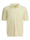 Norse Projects Leif Cotton Linen Polo Polo Shirts Yellow In Neutral