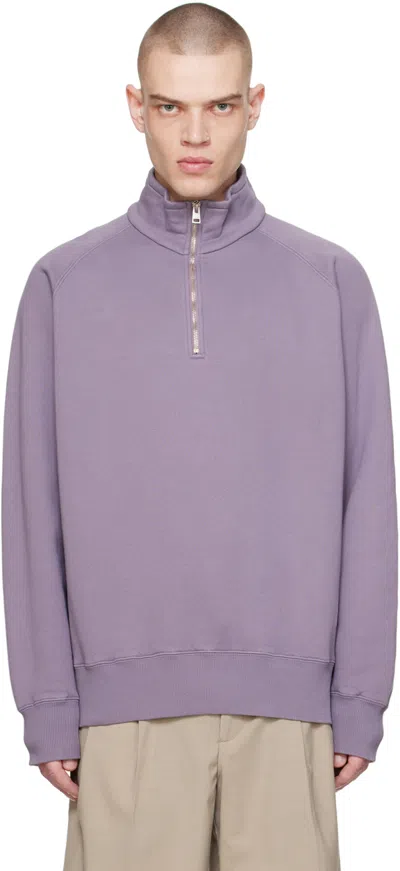 Norse Projects Purple Marten Sweater In Dusk Purple