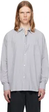 Norse Projects Purple Mo Cotton Tencel Shirt In Gray