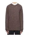 Norse Projects Rasmus Knitted Sweater In Brown
