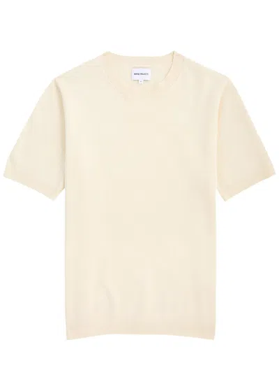 Norse Projects Rhys Linen-blend T-shirt In Ecru