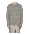 Norse Projects Rib Round-neck Sweater In Gray