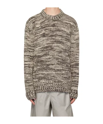 Norse Projects Rib Round-neck Sweater In Nude
