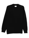 Norse Projects Ribbed-trim Jumper In Black