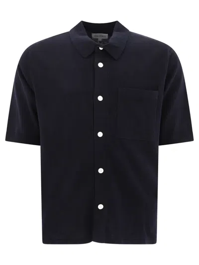 Norse Projects "rollo" Shirt In Blue