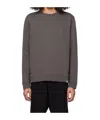 Norse Projects Round-collar Long-sleeve Hoodie In Black