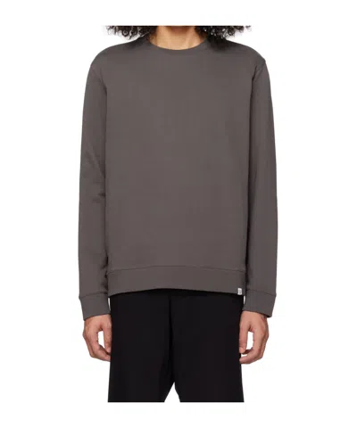 Norse Projects Round-collar Long-sleeve Hoodie In Black