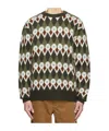 Norse Projects Rune Jacquard Pattern Sweater In Multicolor