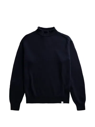 Norse Projects Sagvatnet Wool Sweater In Blue