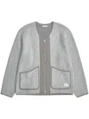 Norse Projects Sherpa Wool Fleece Jacket With High Collar In Multi