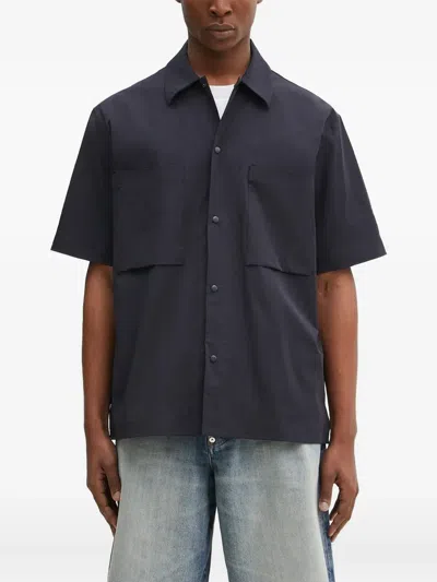 Norse Projects Short-sleeve Pocket Shirt In Blue