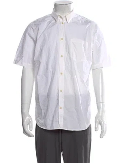 Pre-owned Norse Projects Short Sleeve Shirt In White