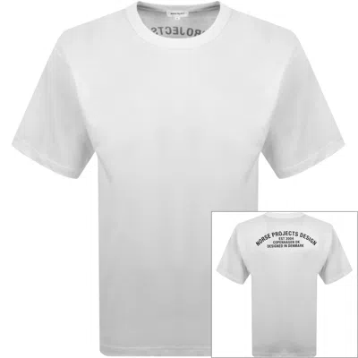 Norse Projects Simon Arch Print T Shirt White