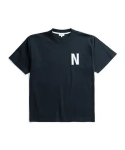 Norse Projects Simon Organic Cotton T-shirt In Black
