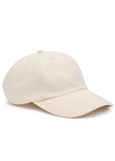 Norse Projects Sports Cotton-twill Cap In Ecru