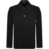 Norse Projects Standard Twill Overshirt Black In Black