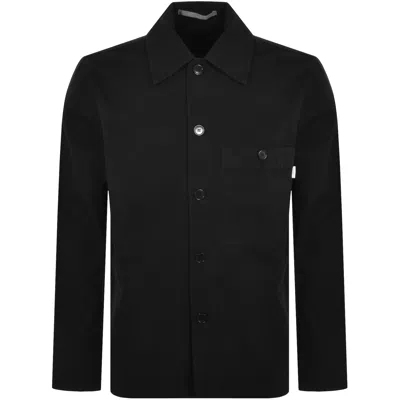 Norse Projects Standard Twill Overshirt Black