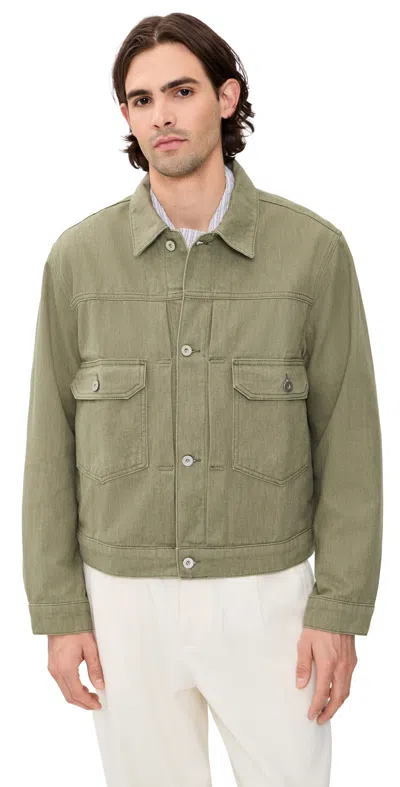 Norse Projects Storadal Type Ii Jacket Vetiver In Green