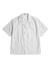 Norse Projects Striped Short-sleeve Shirt In White