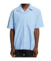 Norse Projects Mens Mads Poplin Stripe Short-sleeve Shirt