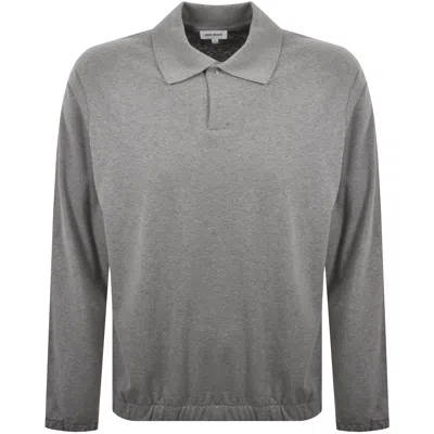 Norse Projects Sylane Jersey Polo Grey In Gray