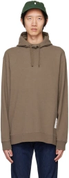 Norse Projects Taupe Tab Series Fraser Hoodie In Taupe