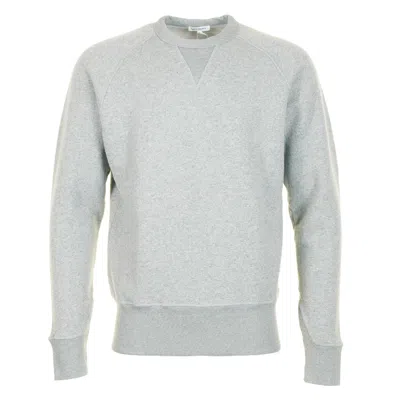 Norse Projects Thorsmark Relaxed Cotton Wool Sweatshirt Grey Melange In Gray