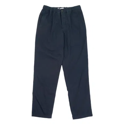 Norse Projects Trysil Regular Organic Stretch Twill Trousers Dark Navy In Blue
