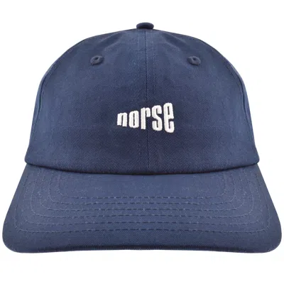 Norse Projects Twill Sports 6 Cap Blue