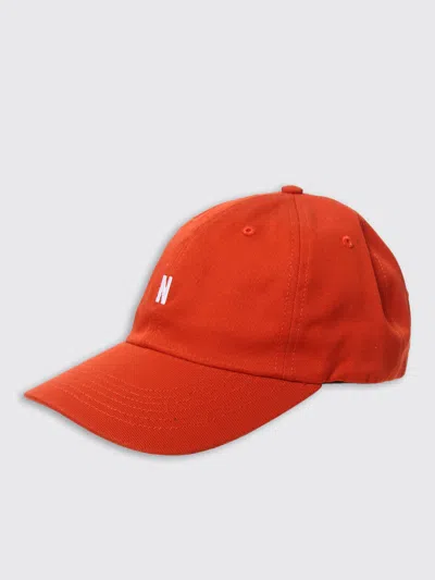 Norse Projects Twill Sports Cap In Orange
