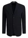 Norse Projects Two-button Patch-pockets Blazer In Blue