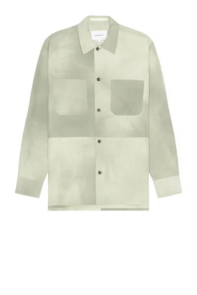 Norse Projects Ulrik Wave Dye Overshirt In Clay