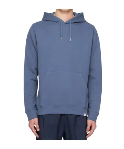 Norse Projects Vagn Classic Hooded Hoodie In Blue