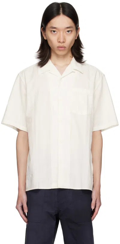 Norse Projects White Carsten Shirt In Ecru