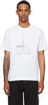 Norse Projects Holger Organic Boat Print T-shirt In White