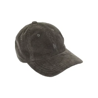 Norse Projects Wide Wale Corduroy 6 Panel Cap Beluga In Green
