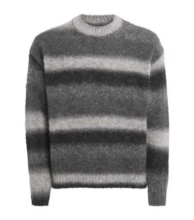 Norse Projects Wool-blend Gradient Knit Jonas Sweater In Gray