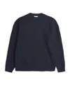 Norse Projects Wool Crew Neck Sweater In Blue