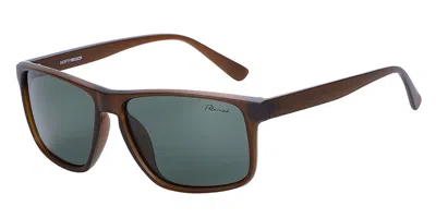 North Beach Mook Polarized 70785 Men's Sunglasses Brown Size 61 In Green