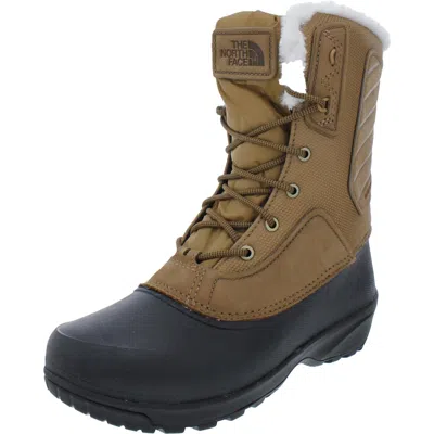 North Face Shellista Iv Womens Leather Faux Fur Winter & Snow Boots In Multi